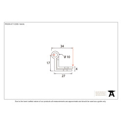 Stormproof Cranked Hinges - Zinc Plated