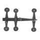 Blacksmith Beeswax Oxford Privacy Latch Set