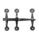 Traditional Blacksmith Oxford Privacy Latch Set