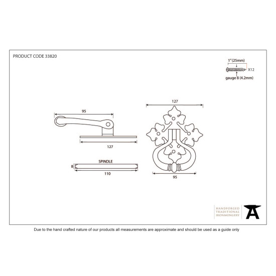 Traditional Blacksmith Shakespeare Ring Turn Set