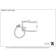 Blacksmith Pewter Patina Locking Staple Pin