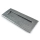 Kirkpatrick 1083 Rustic Letter Plate - Pewter Finish