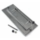 Kirkpatrick 1083 Rustic Letter Plate - Pewter Finish