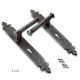 Kirkpatrick 6051 Lever Door Handle - Argent Finish