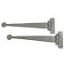 Kirkpatrick A6057 Penny End Hinges - Argent Finish