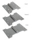 Pewter Patina Parliament Hinges