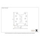 Pewter Patina Parliament Hinges