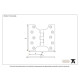 Pewter Patina Parliament Hinges