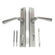Blacksmith Pewter Patina Slimline Avon Lever Door Handle