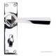 Polished Chrome Straight Lever Door Handle