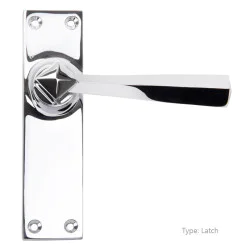 Polished Chrome Straight Lever Door Handle