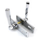 Polished Chrome Straight Lever Door Handle