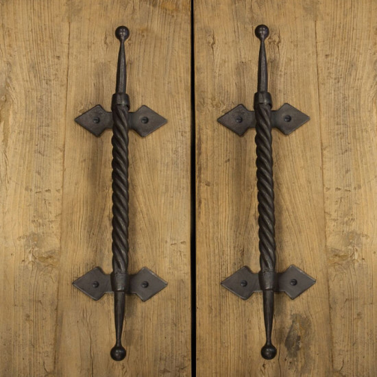 Blacksmith Beeswax Spiral Pull Handle