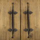 Blacksmith Beeswax Spiral Pull Handle
