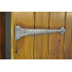 Kirkpatrick 814F Norman Door Hinge Fronts - Pewter Finish