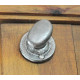 Kirkpatrick 5132 Star Spindle Turn Knob - Pewter Finish