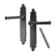 Kirkpatrick 6050 Lever Door Handle - Forged Matt Finish