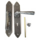 Kirkpatrick A6053 Lever Door Handle - Argent Finish - Unsprung