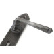 Kirkpatrick A6053 Lever Door Handle - Argent Finish - Unsprung