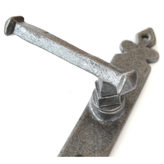Kirkpatrick A6050 Lever Door Handle - Argent Finish