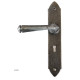 Kirkpatrick A6052 Lever Door Handle - Argent Finish