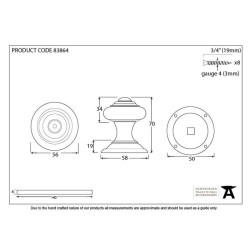 Elmore Door Knob Set - Polished Nickel Finish