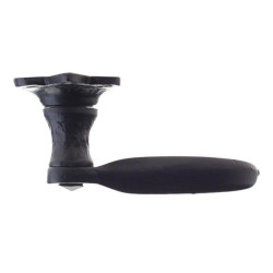 Essential Scroll Levers on Fleur De Lys Backplate