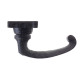 Essential Scroll Traditional Lever on Long Backplate