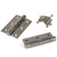 Aged Bronze Ball Bearing Butt Hinges
