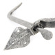 Blacksmith Pewter Patina Tuscan Thumb Latch