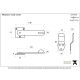 Blacksmith Pewter Patina Privacy Latch Set