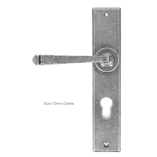 Blacksmith Pewter Patina Avon Large Lever Door Handle