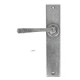 Blacksmith Pewter Patina Avon Large Lever Door Handle