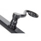 Traditional Blacksmith Monkey Tail Slim Lever Espagnolette Door Handle