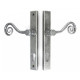 Blacksmith Pewter Patina Monkey Tail Slim Lever Espagnolette Door Handle