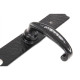 Antique Black Cottage Lever Espagnolette Door Handle
