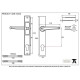 Blacksmith Pewter Patina Cottage Lever Espagnolette Door Handle