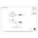 Reeded Lever on Rose Set - Polished Nickel