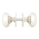 Polished Nickel Mushroom Knob Set
