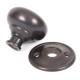 Aged Bronze Mushroom Knob Set