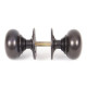 Aged Bronze Mushroom Knob Set