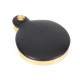 Ebony Round Escutcheon