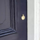 Aged Brass Round Escutcheon