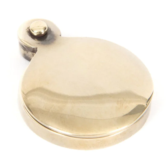 Aged Brass Round Escutcheon