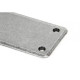 Blacksmith Pewter Patina Finger Plate - Extra Large