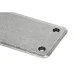 Blacksmith Pewter Patina Finger Plate - Extra Large