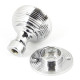 Polished Chrome Beehive Door Knobs
