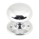 Polished Chrome Mushroom Knob Set