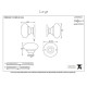 Polished Nickel Mushroom Knob Set