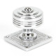 Tewkesbury Square Knob Set - Polished Chrome Finish
